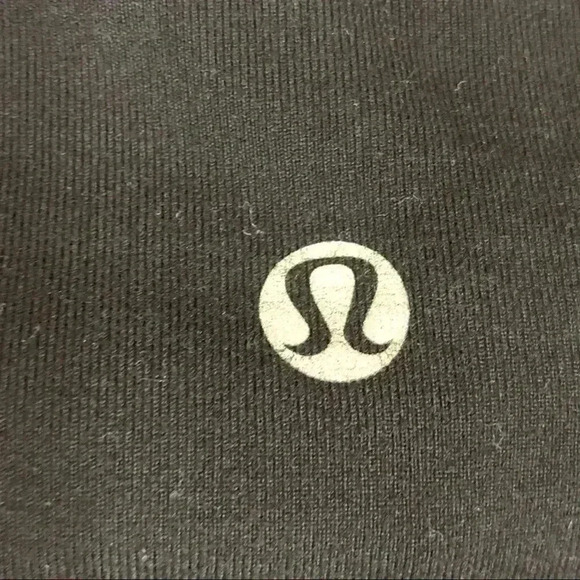 LULULEMON Colorful Waist Band Cropped Black Pants - Picture 5 of 6
